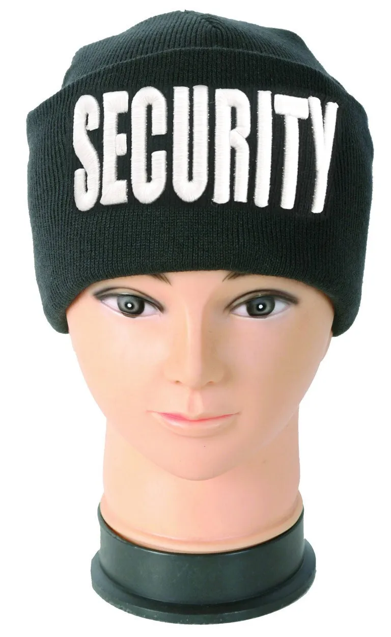 Embroidered Beanies with ID (Security, Police, Sheriff)