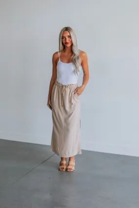 Emeline Midi Skirt - Sand