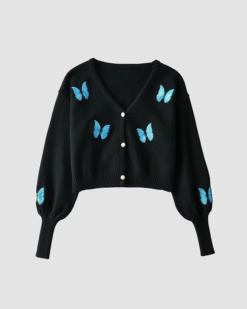 Emperor Butterfly Cardigan