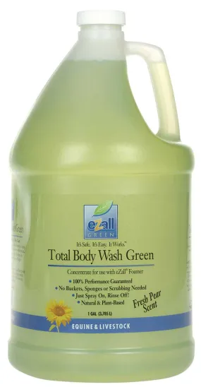 EzAll Green Total Equine & Livestock Body Wash Green