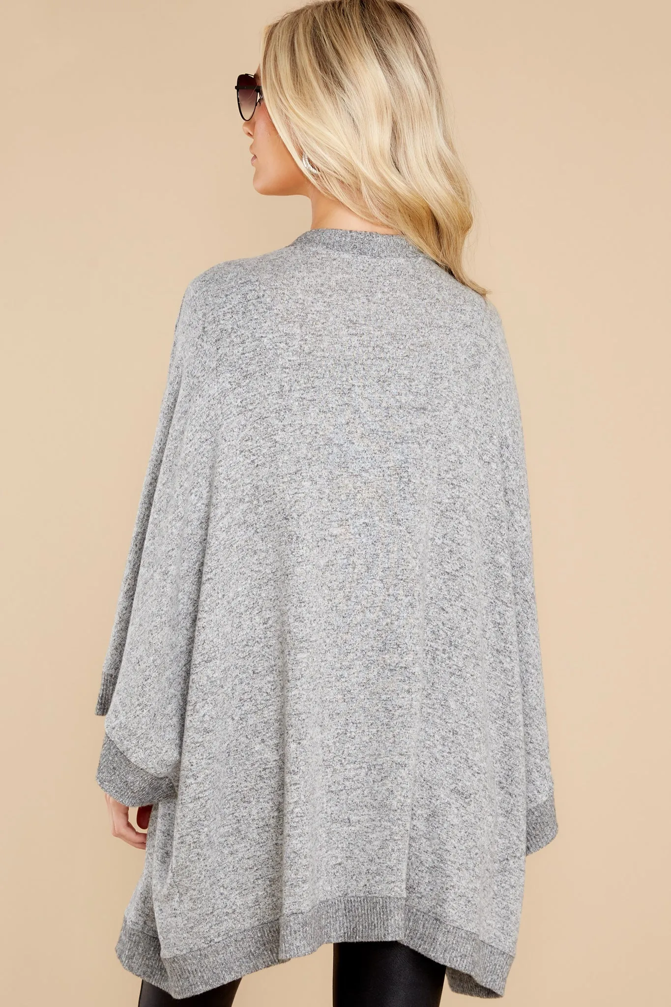 First Sunrise Heather Grey Cardigan