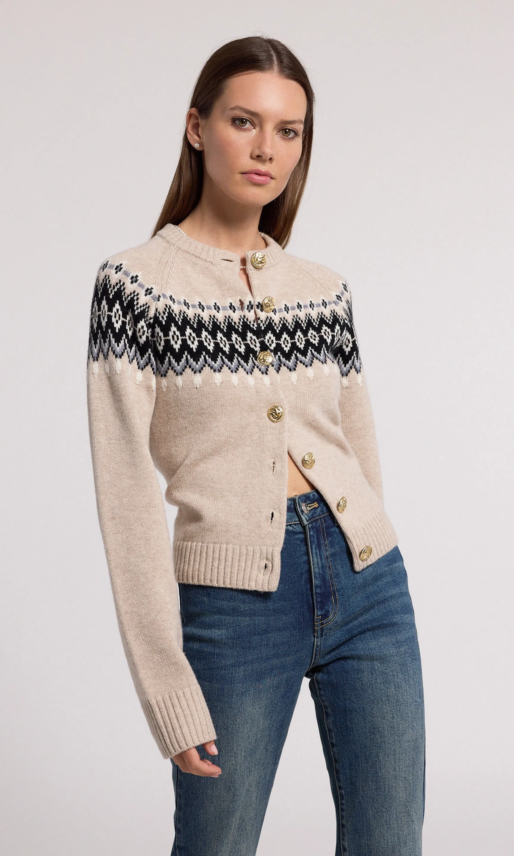 Frances Fair Isle Cardigan