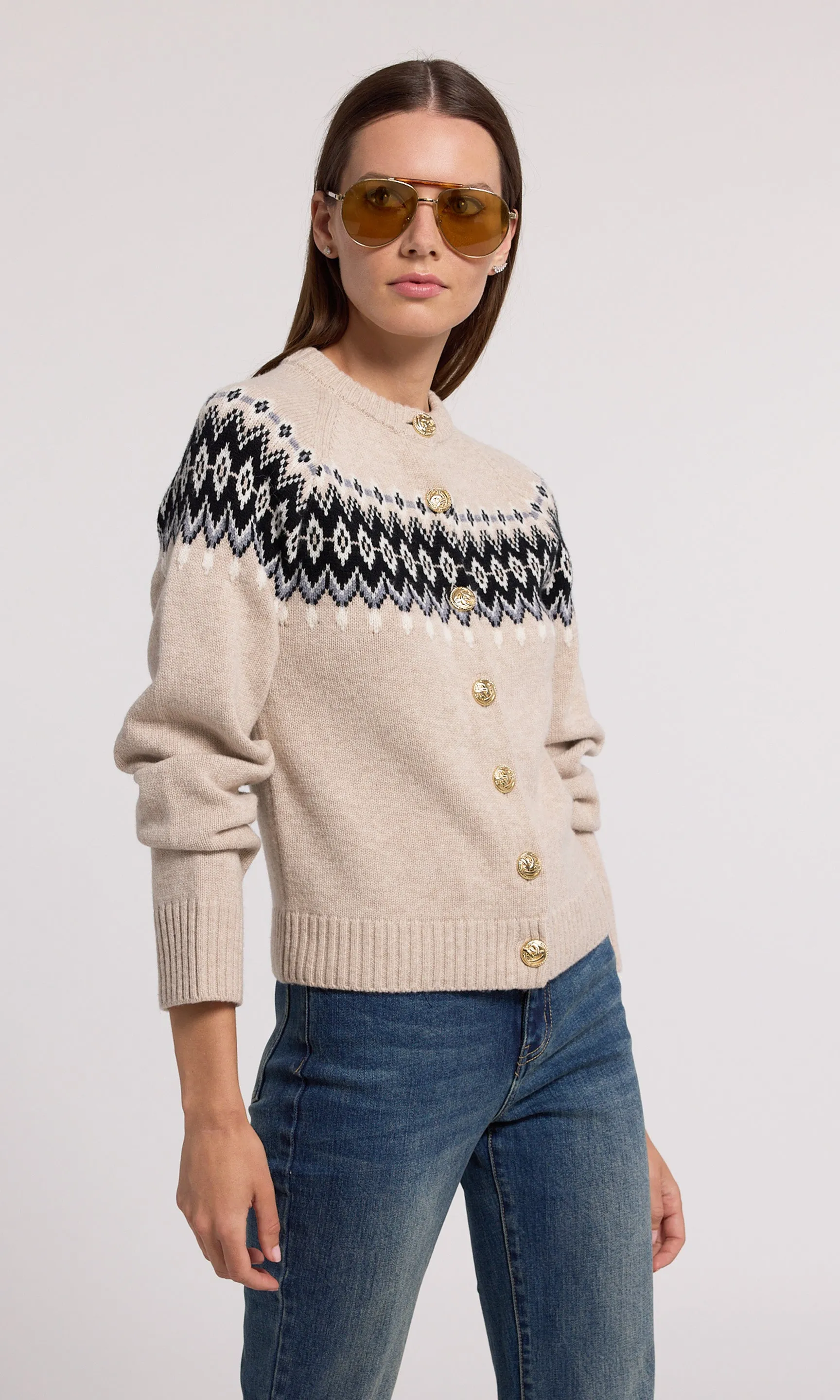 Frances Fair Isle Cardigan