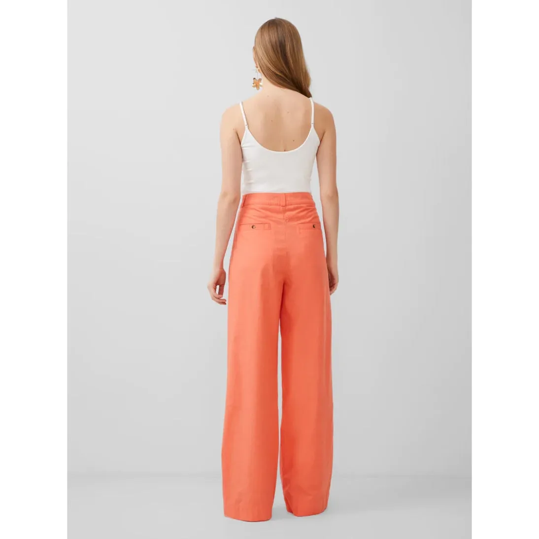 French Connection Alania City Trouser Coral 74WAF