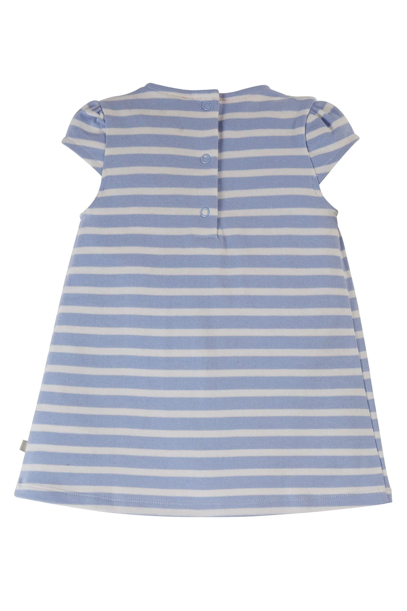 Frugi Little Layla Dress Lavender Breton Rabbit