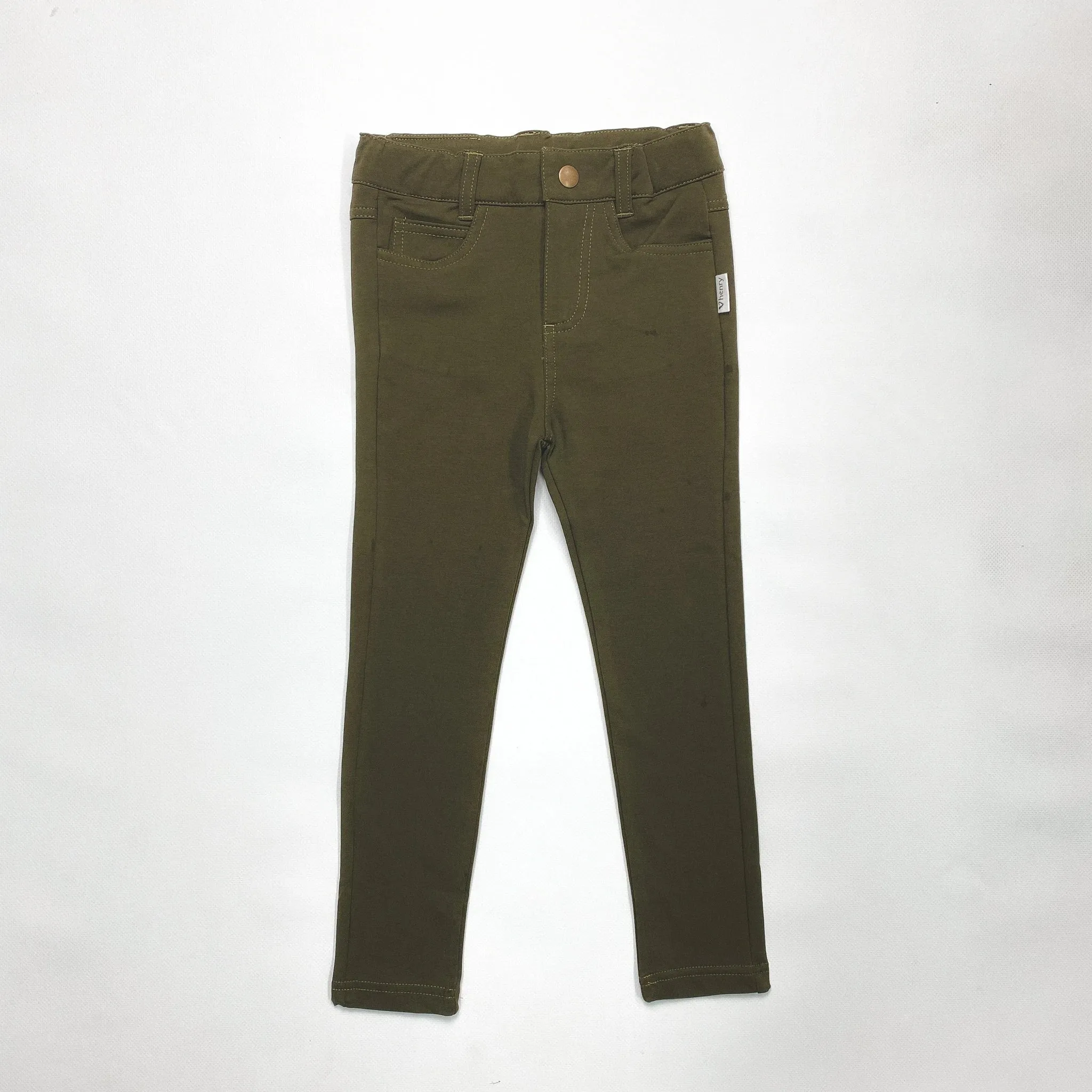 Girls Jeggings | Olive