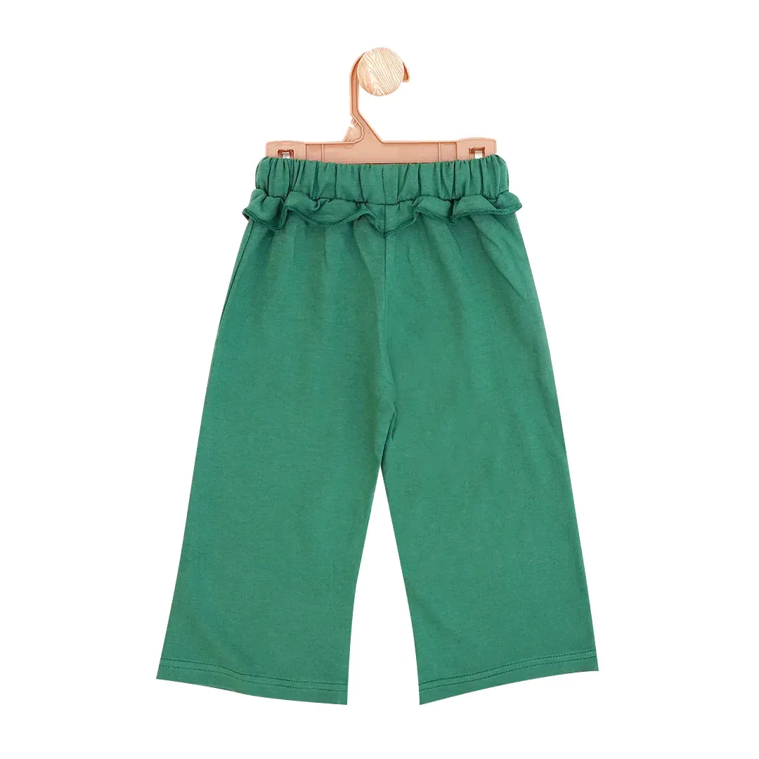 GIRLS POWER TROUSER GREEN