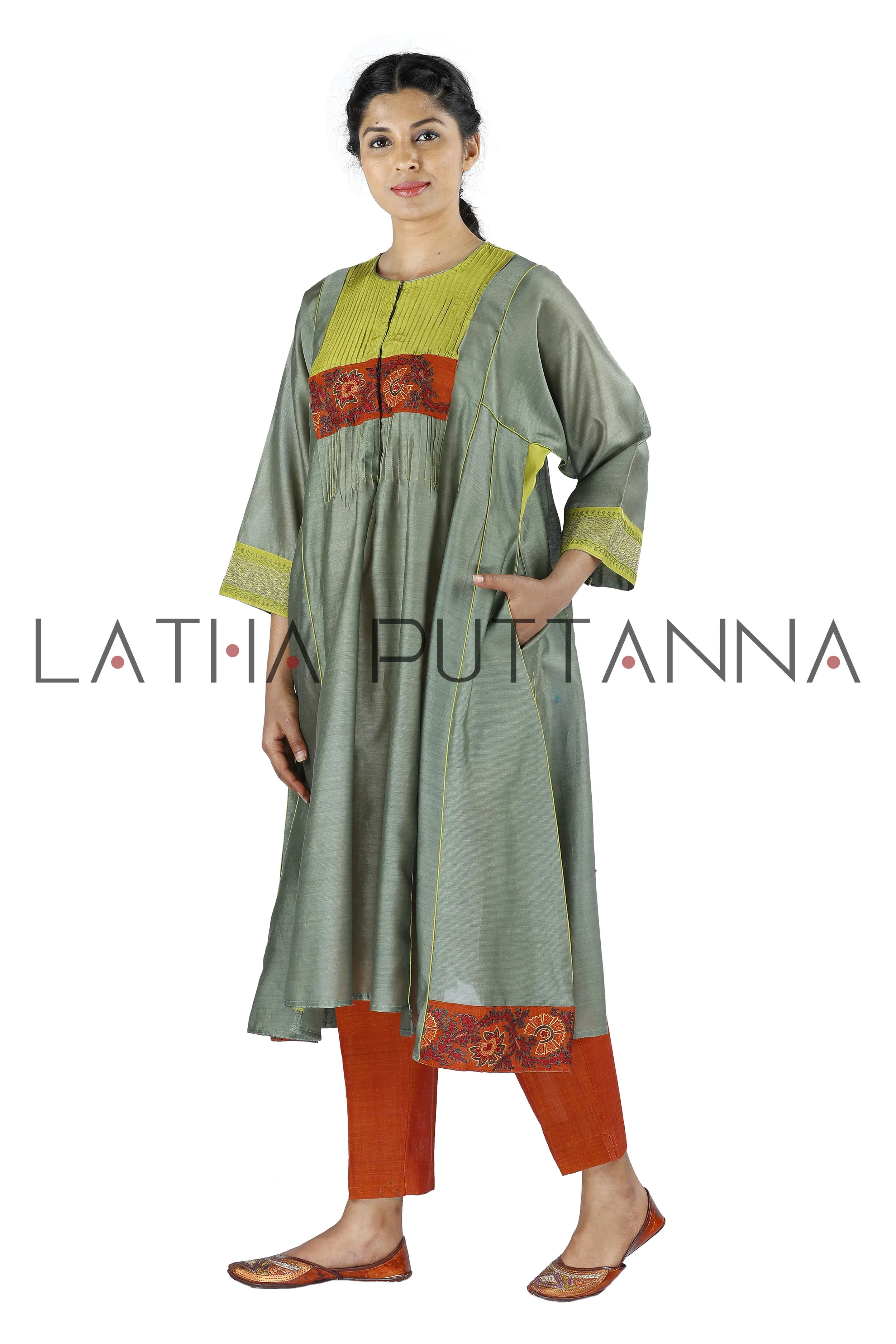 Green Salwar