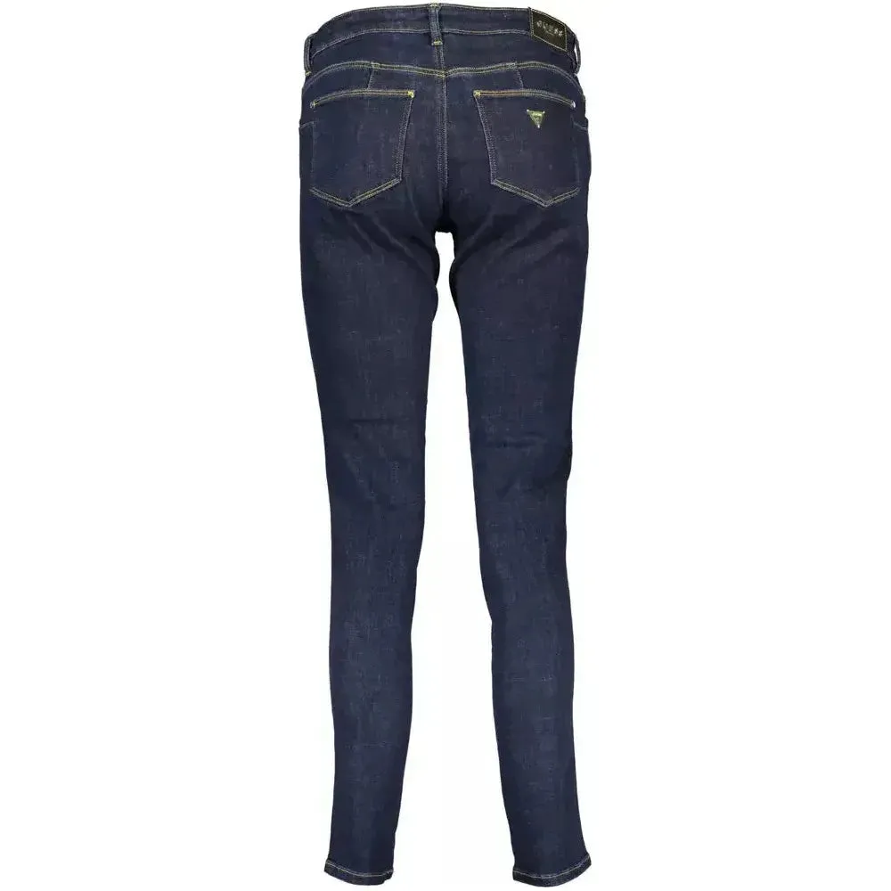 Guess Jeans Blue Cotton Women Jeans