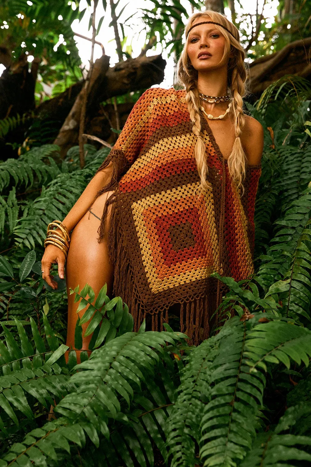 Happy Days Crochet Poncho