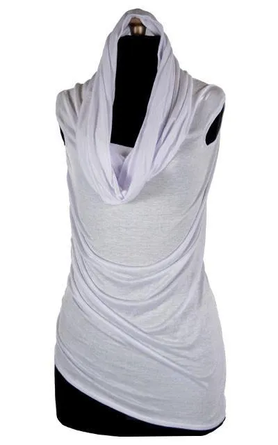 Hooded Cowl Tunic - Jersey Knit, Multi-Style (Limited Availability)