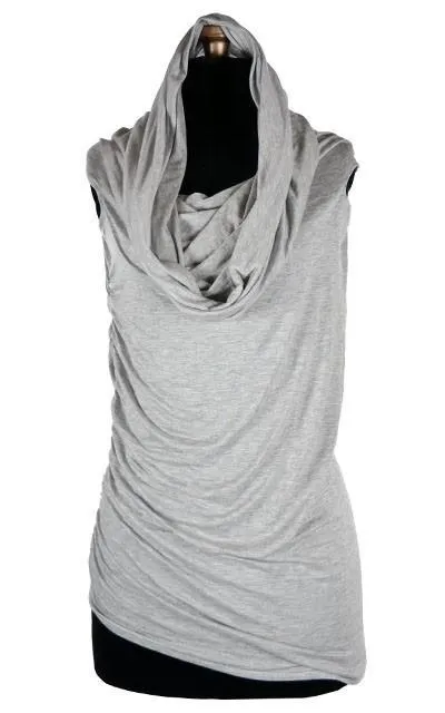 Hooded Cowl Tunic - Jersey Knit, Multi-Style (Limited Availability)