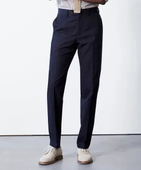 Italian Cotton Sutton Trouser in Navy