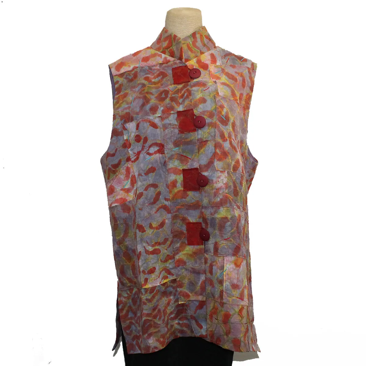 Joyce Wilkerson Vest, Water Sunlight S/M