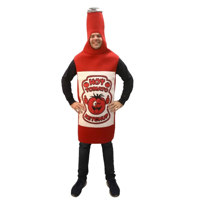 Ketchup Bottle Adult Costume