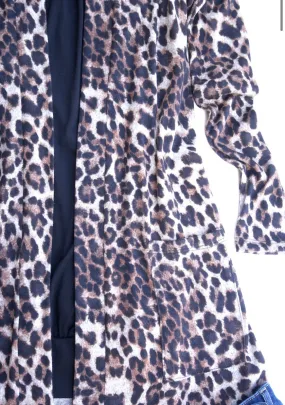 Leopard Cardi