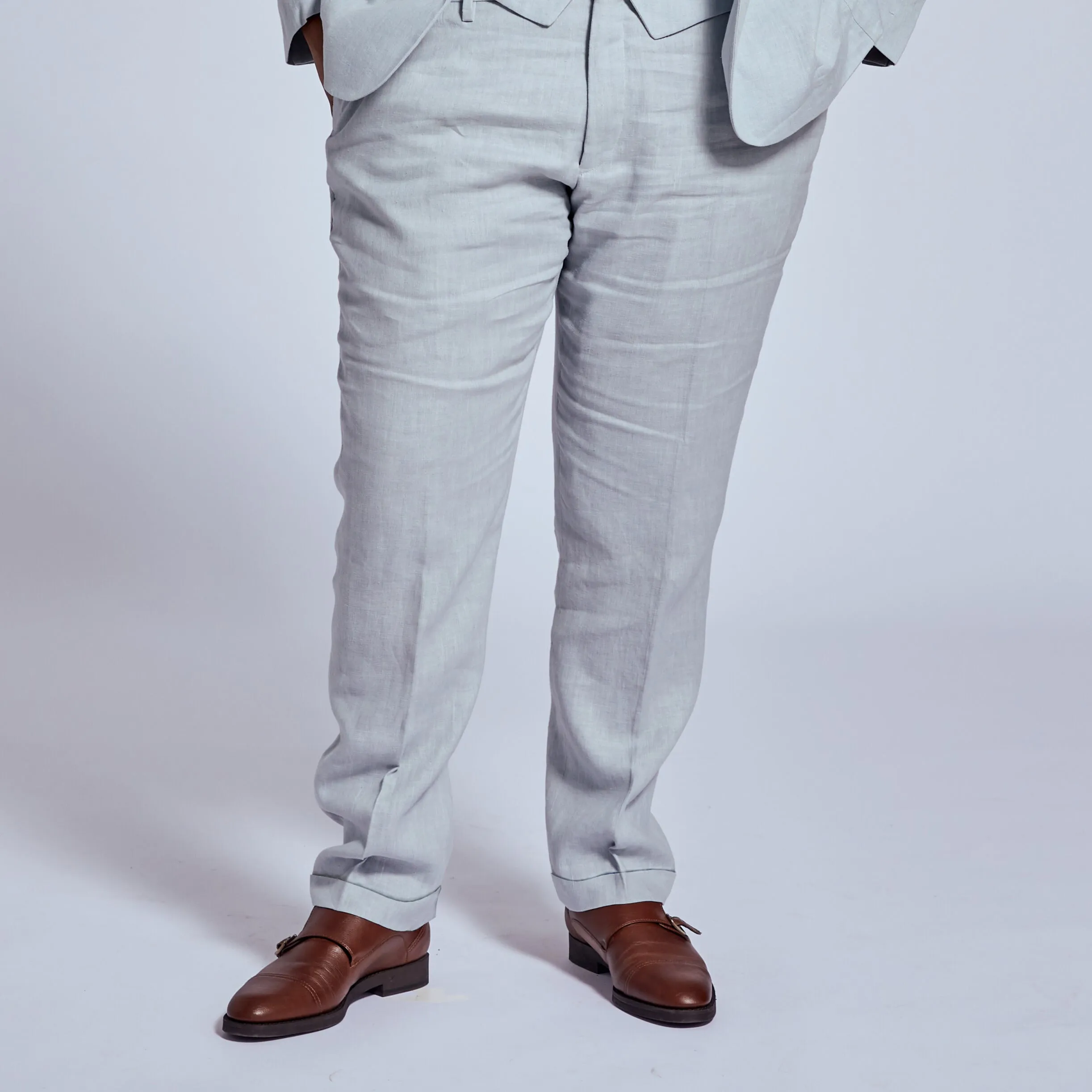 Light Gray Linen Pants