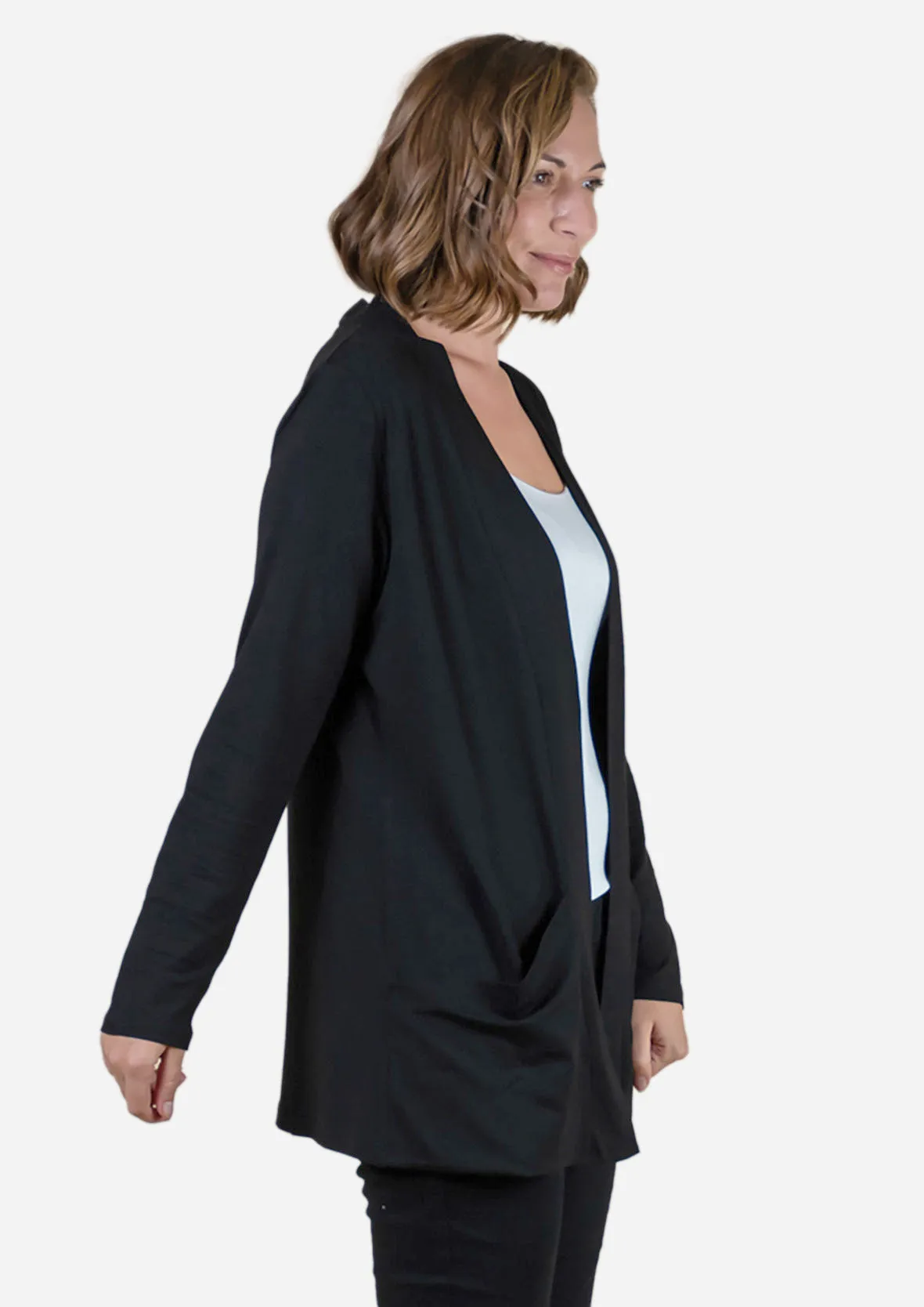 Lightweight Jersey Cardigan