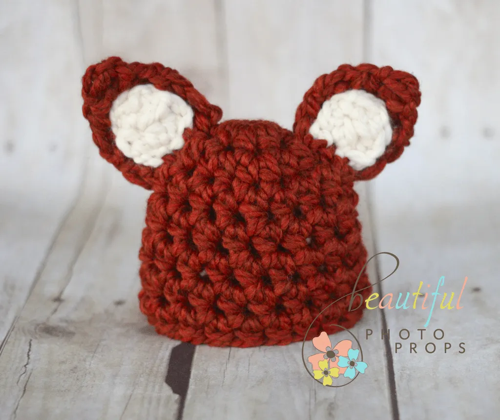 Little Fox Hat Newborn Baby