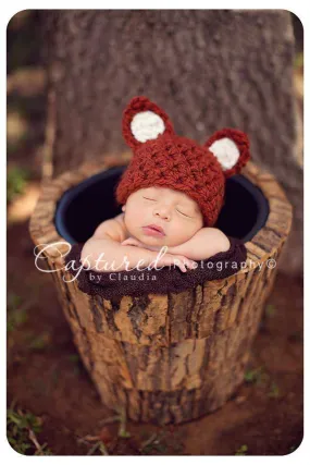 Little Fox Hat Newborn Baby