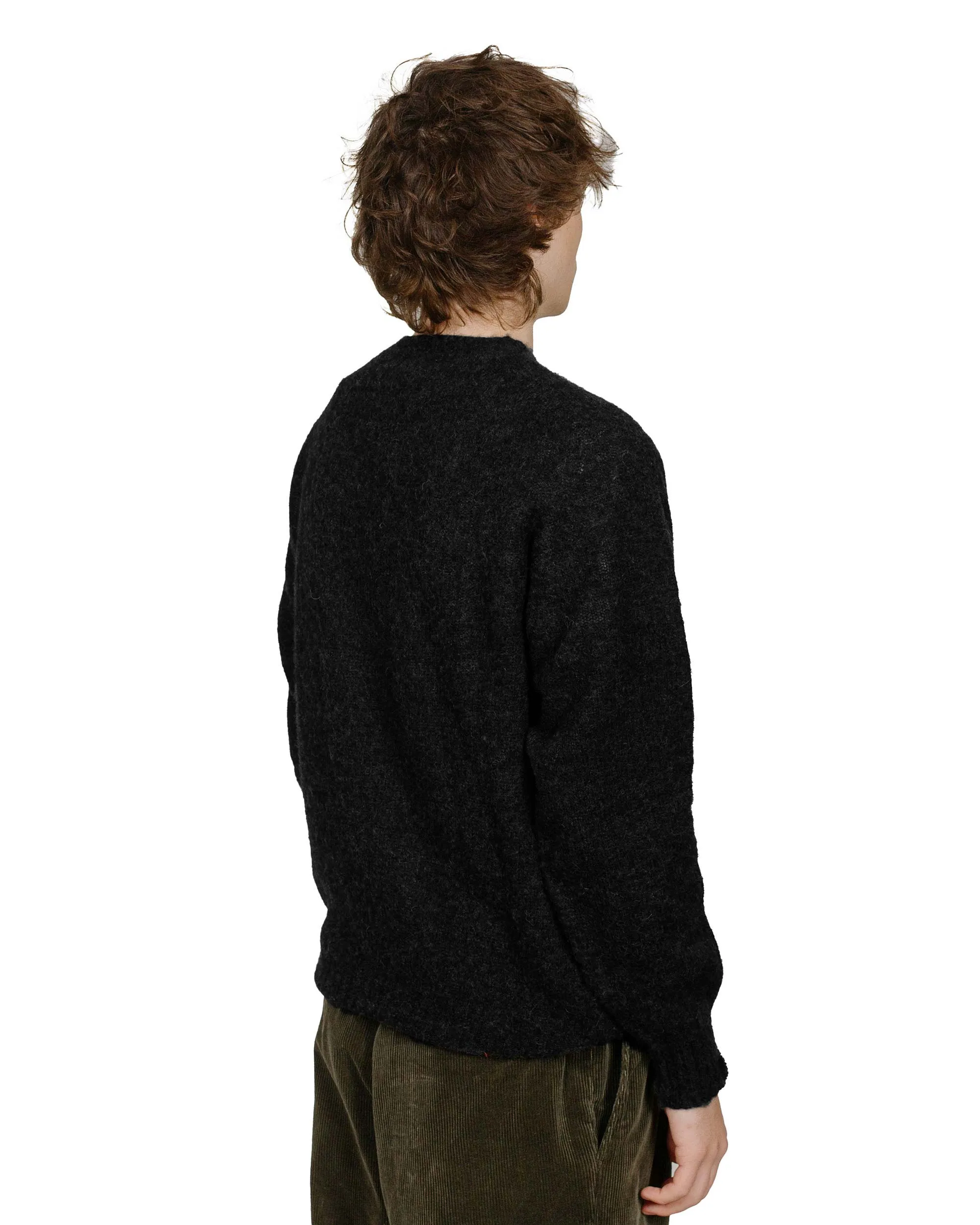 Lost & Found Shaggy Sweater Black