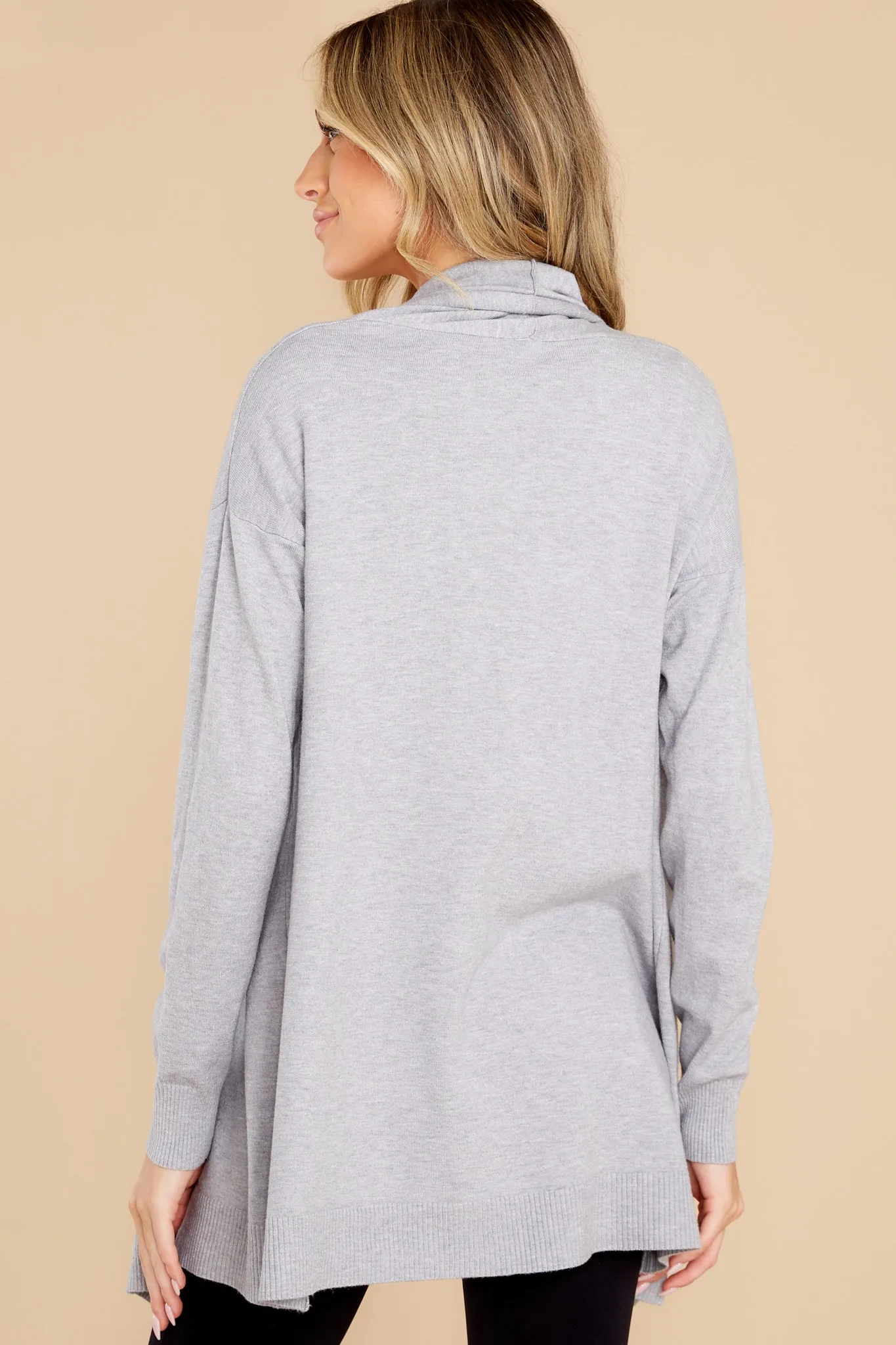 Lovely Weather Heather Grey Cardigan