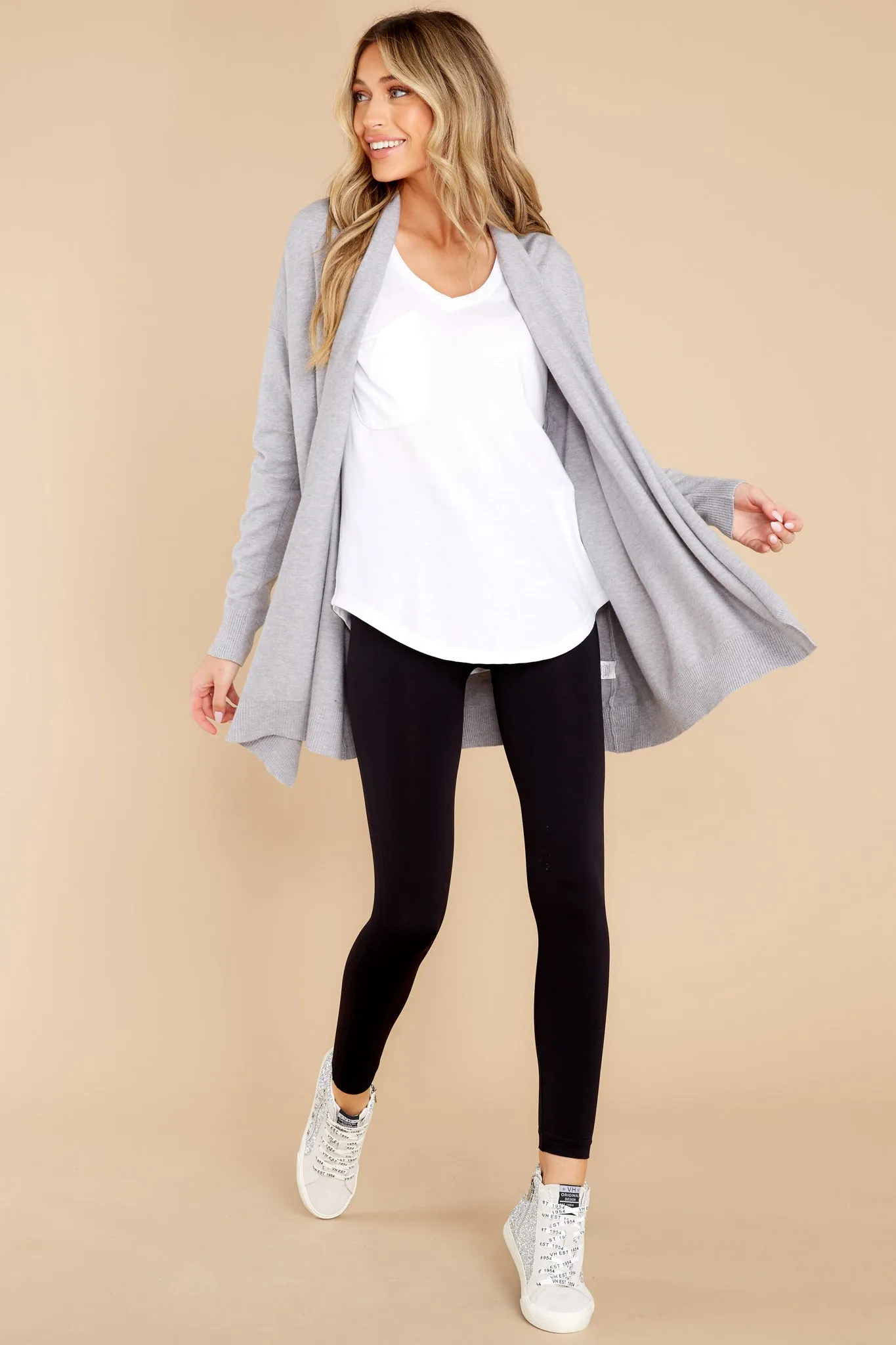 Lovely Weather Heather Grey Cardigan