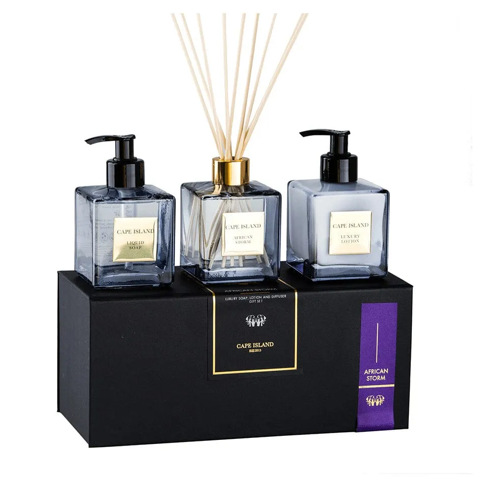 Luxury Boxed Gift Set | Soap, Lotion & Fragrance Diffuser