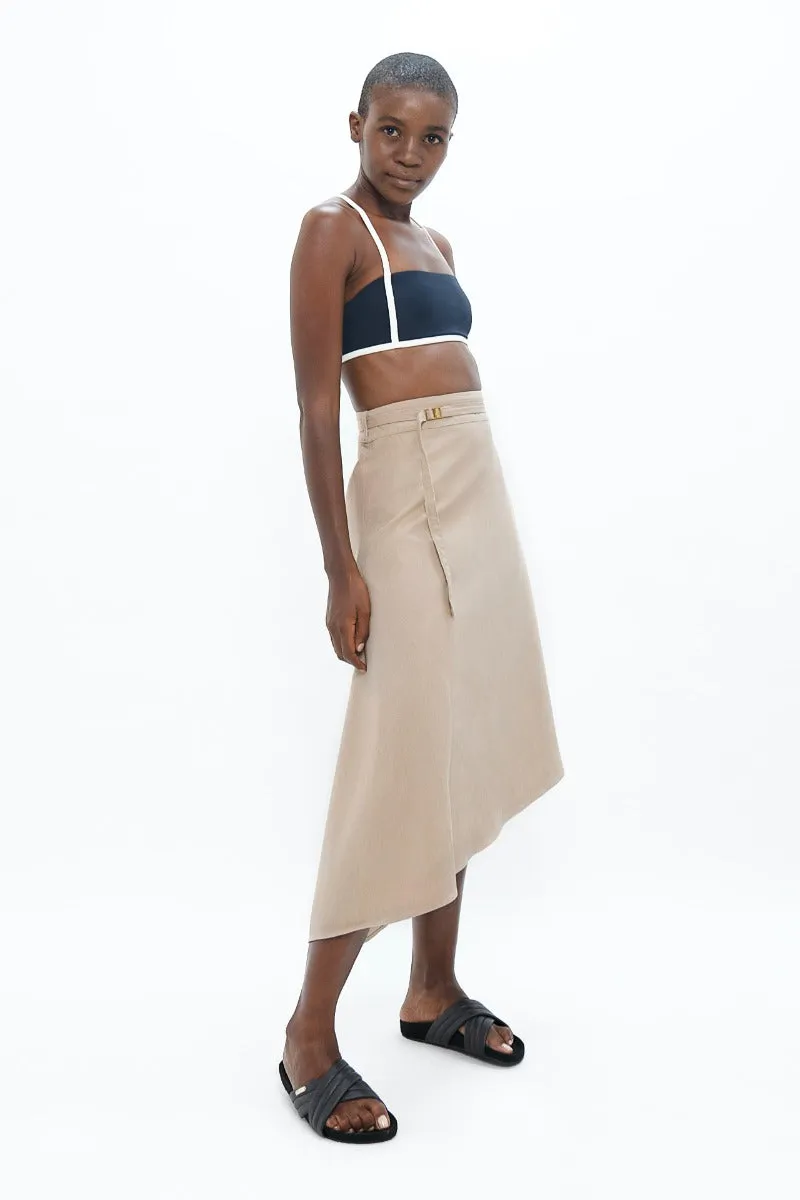 Mallorca - Asymmetric Skirt - Sand