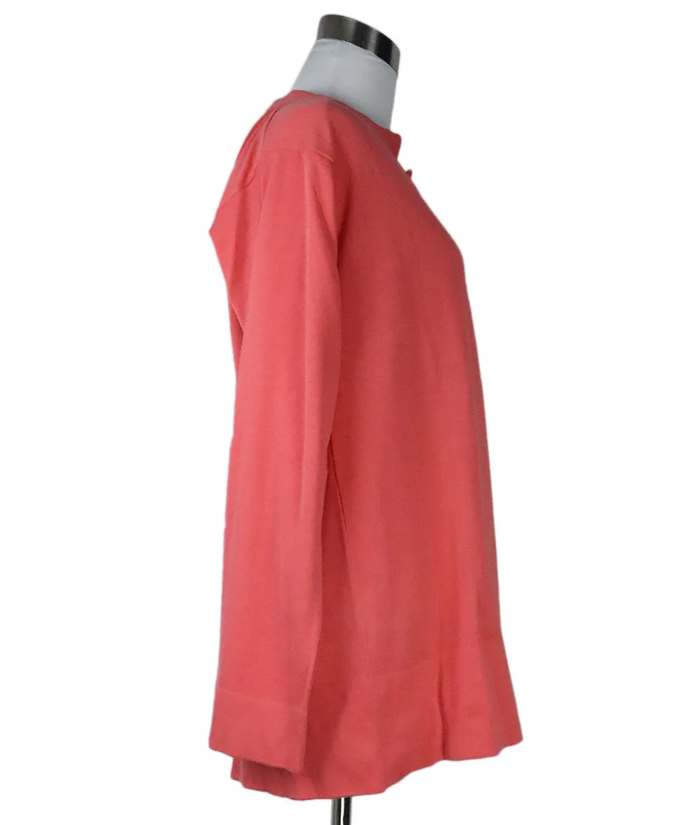 Malo Salmon Pink Cotton Tunic sz 10