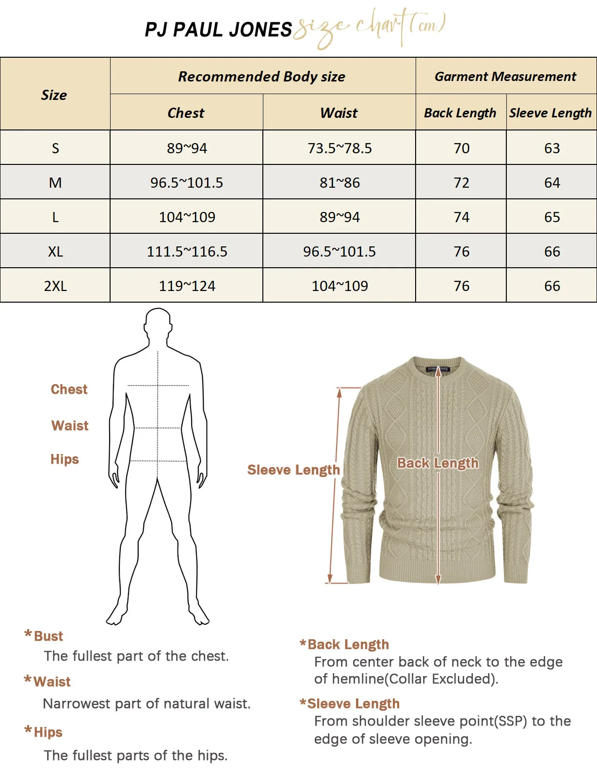 Men's Cable Knit Pullover Long Sleeve Ribbed Knit Pullover Regular Fit Crew Neck Jumper Sweater