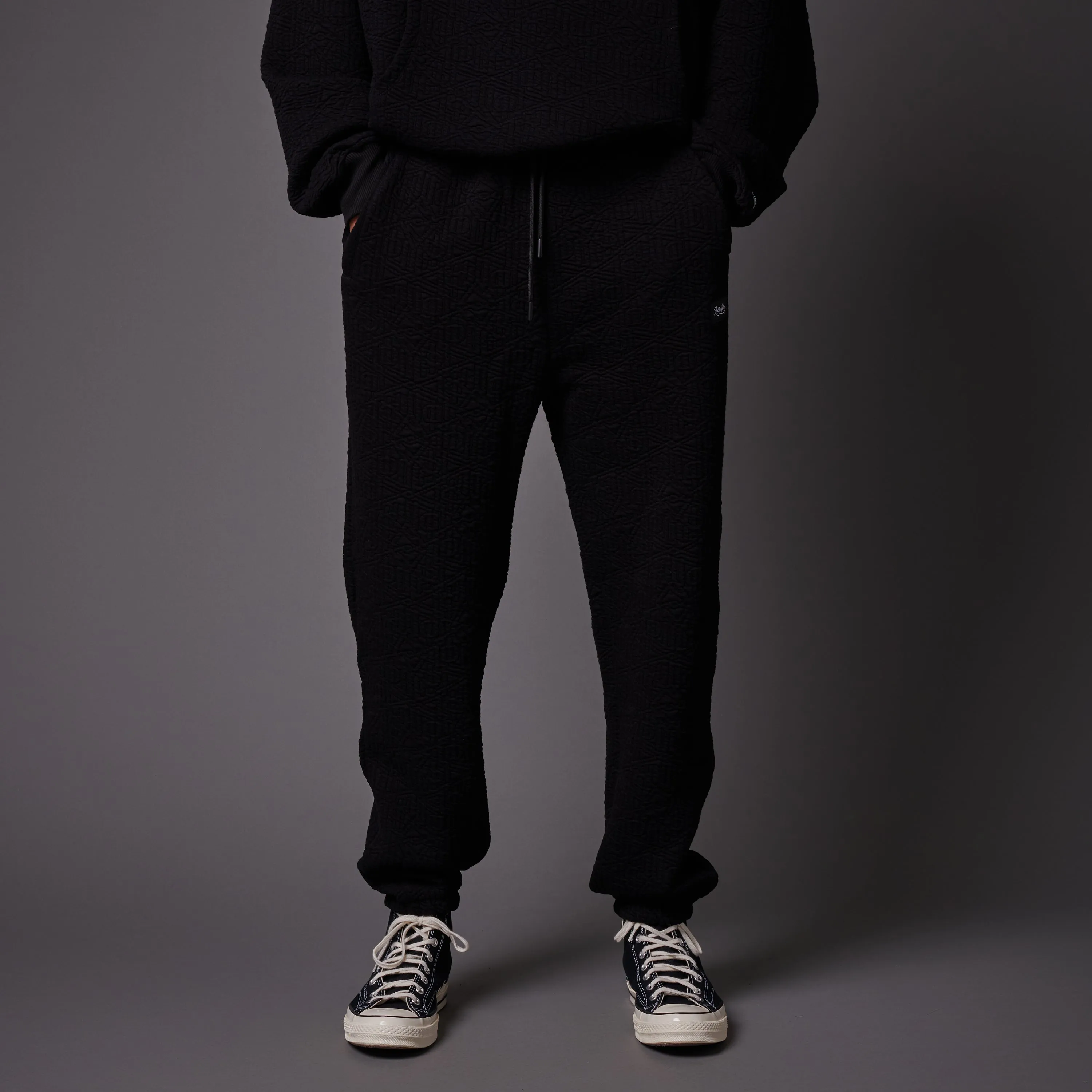 Monogram Interlock Sweatpants Black