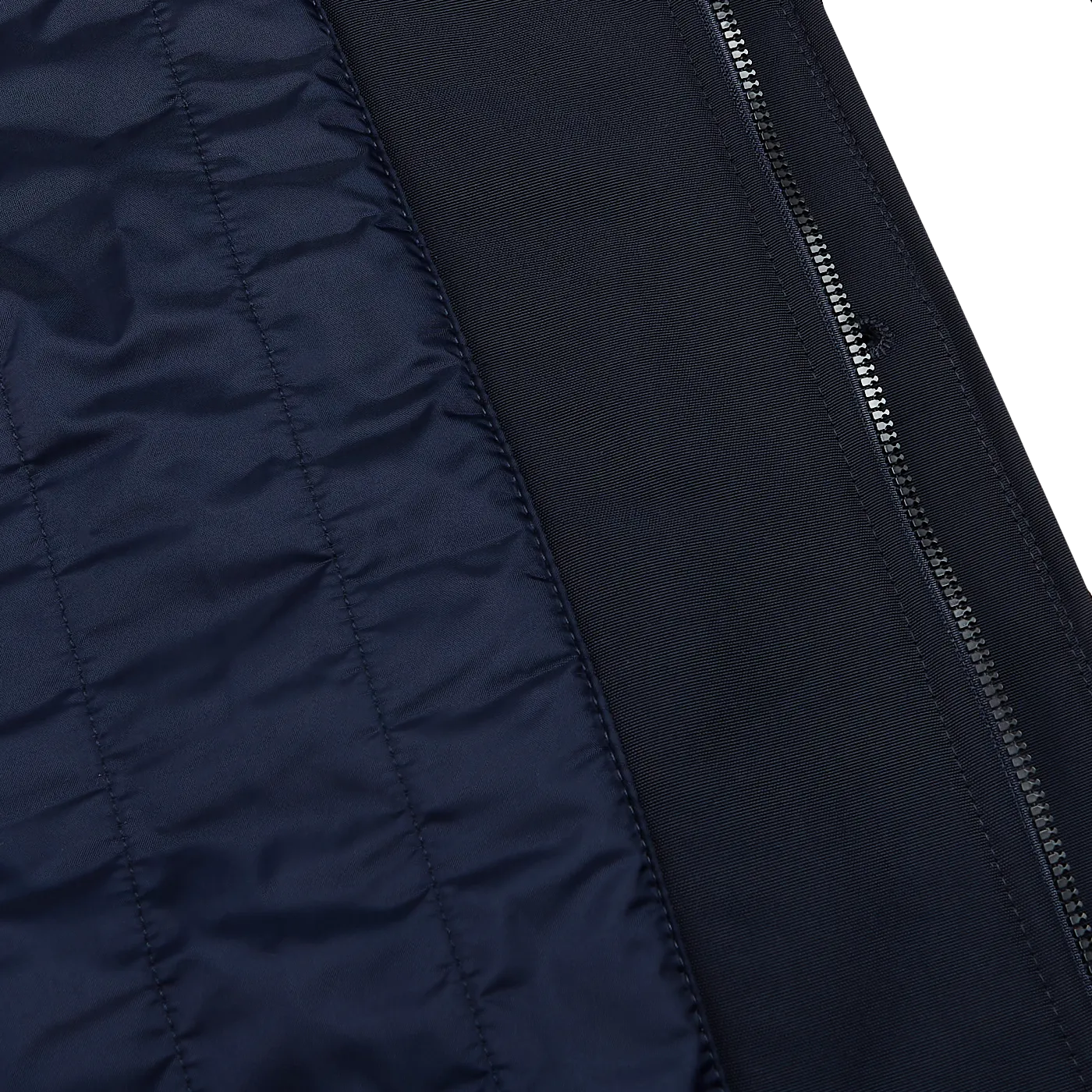 Navy Blue Technical Nylon Morning Coat