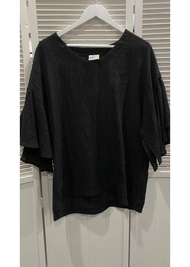 New Years Eve Blouse in Black