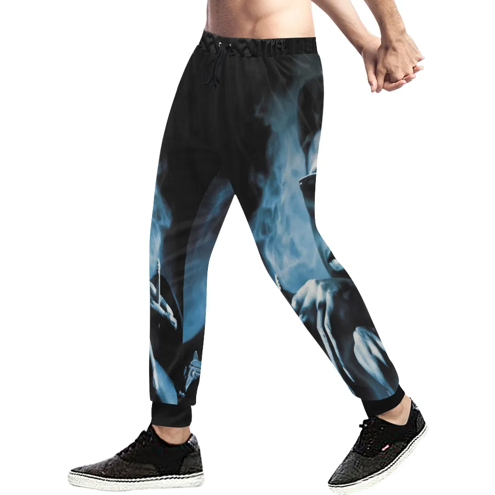 NINO BROWN Men's All Over Print Sweatpants