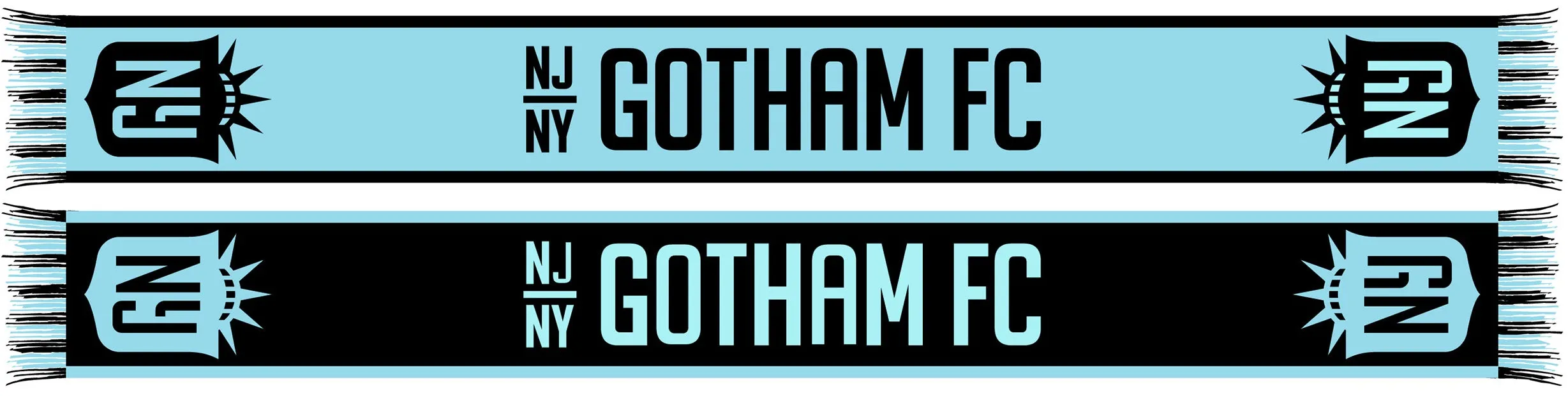 NJ/NY GOTHAM FC SCARF- Two Tone (HD Woven)