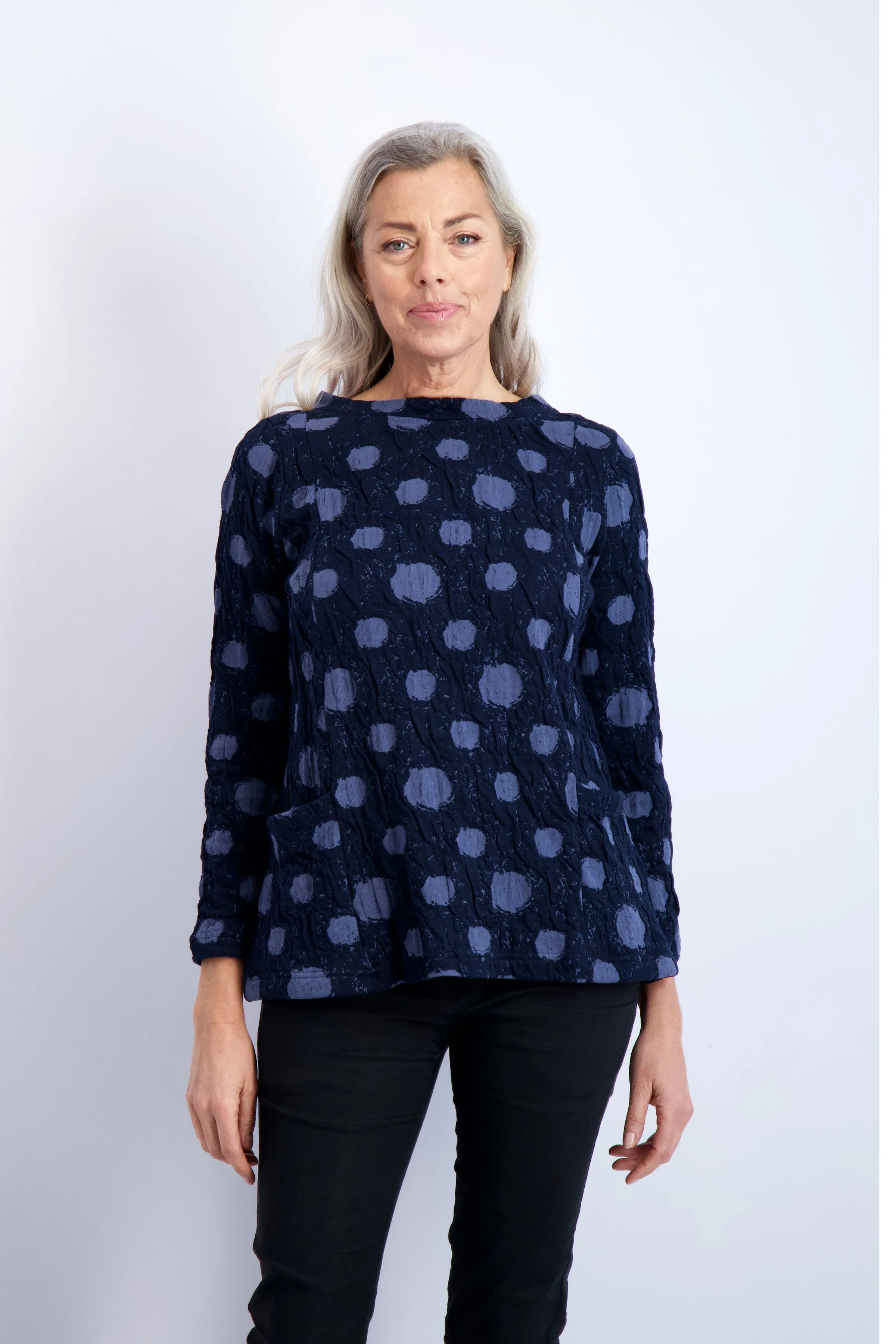 Nola Weave Boatneck Top