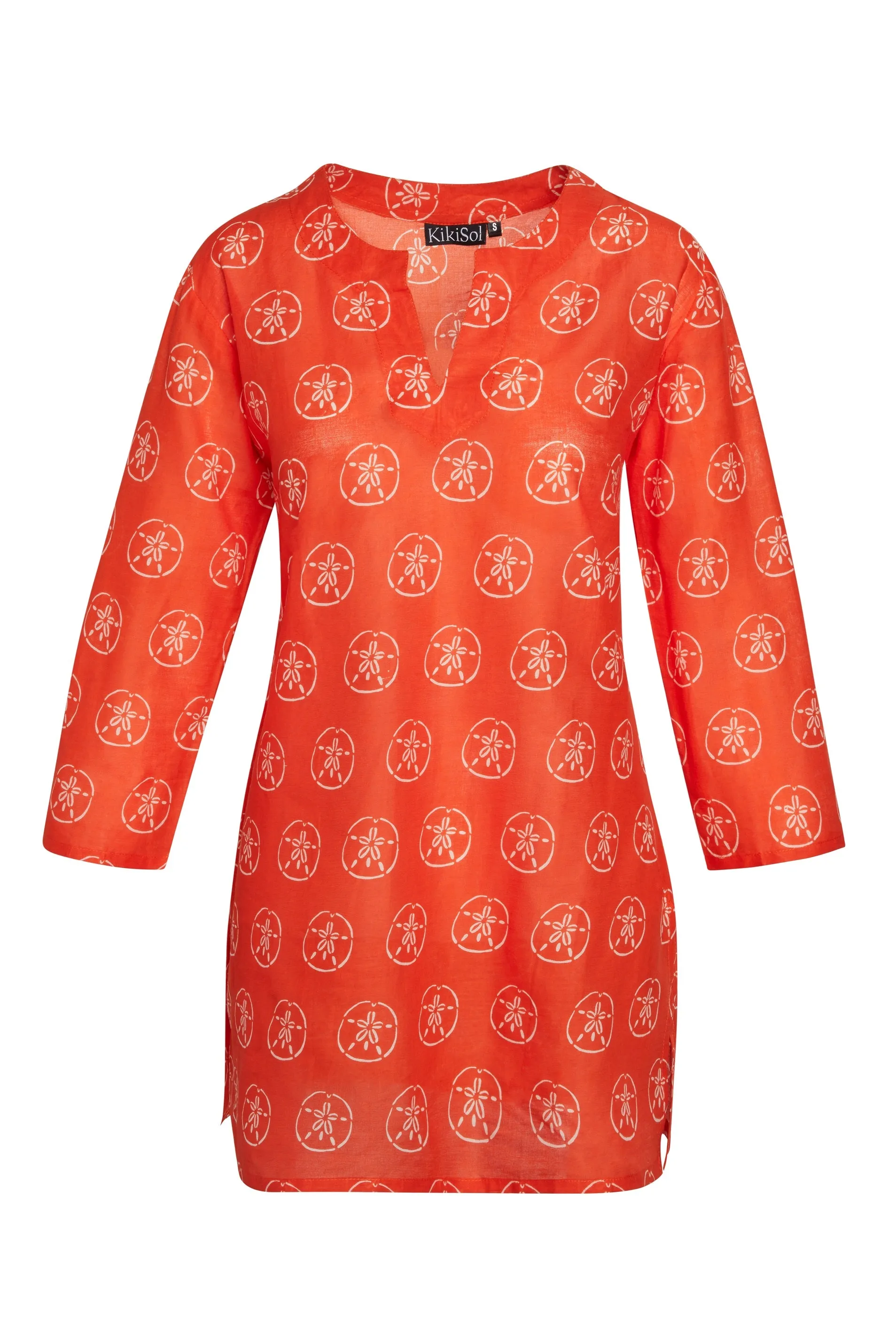 Orange Sand Dollar KikiSol Tunic