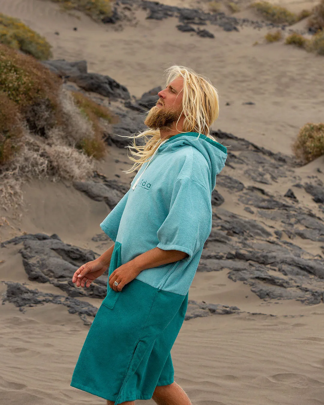 Original Poncho Towel Changing Robe - Turquoise Teal / Pacific Teal