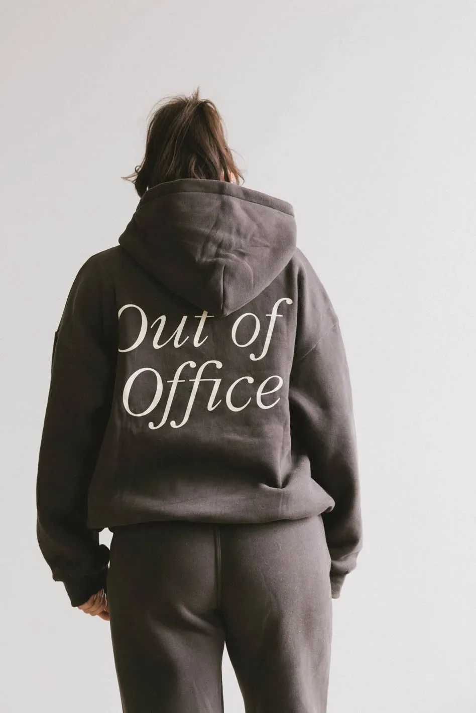 Out of Office Sweatshirt in Charcoal