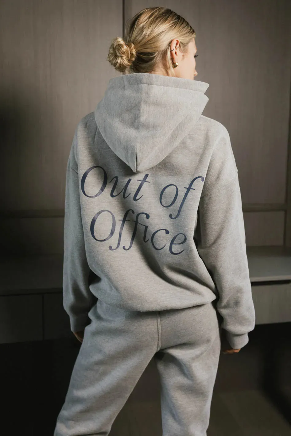 Out of Office Sweatshirt in Heather Grey