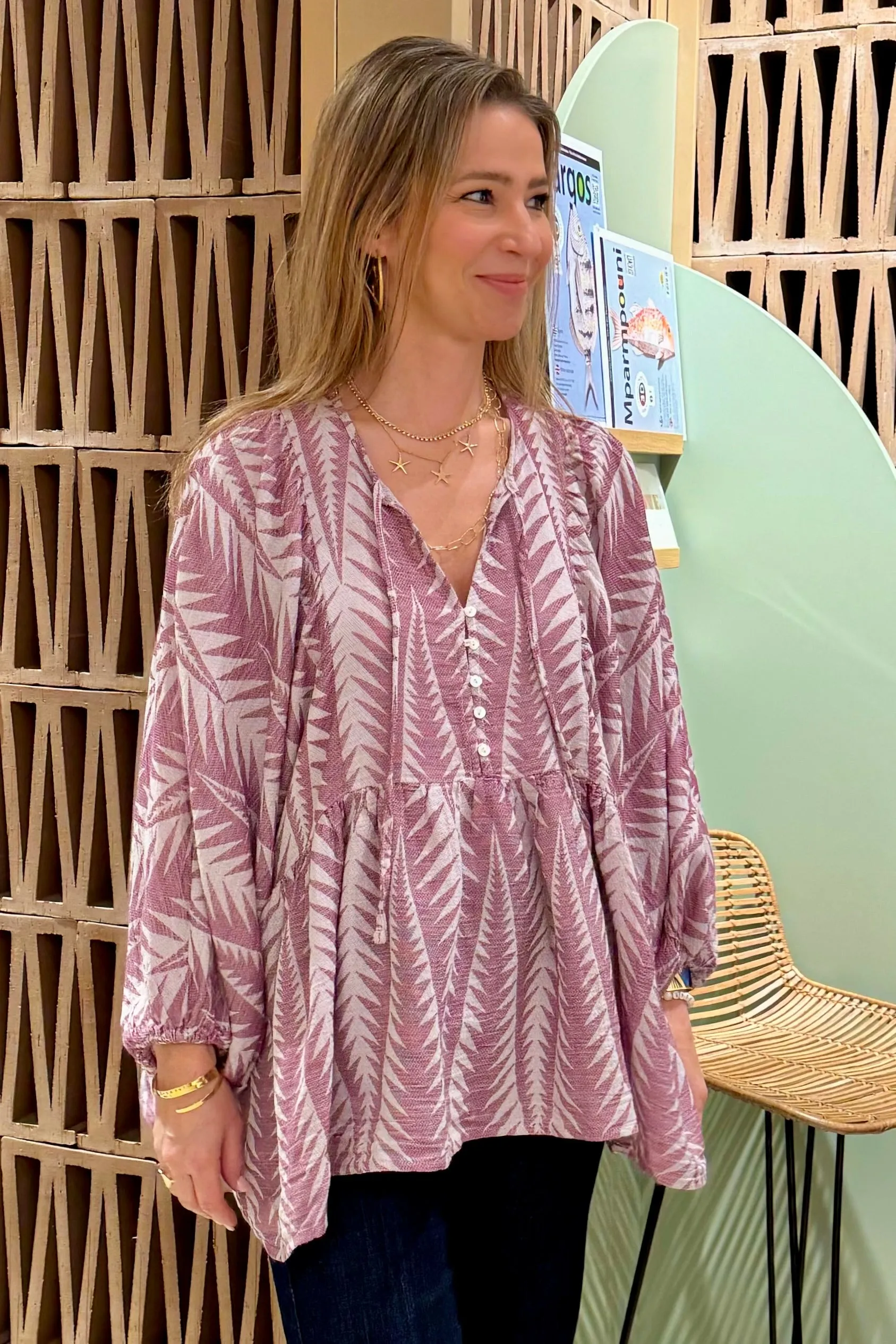 OVERSIZED TUNIC BLOUSE "FINIKAS"