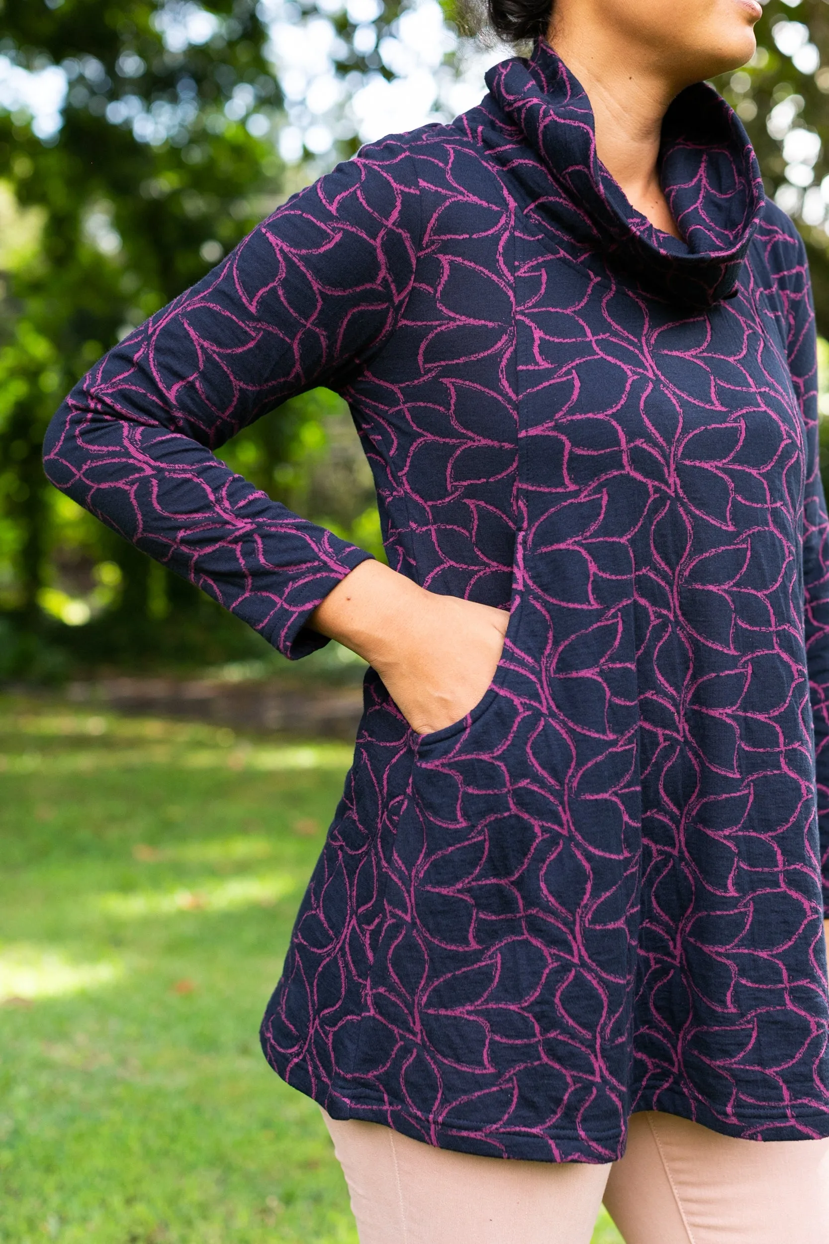 Petal Jacquard Tunic