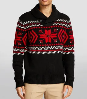 Polo Ralph Lauren Snowflake Cotton-Blend Sweater