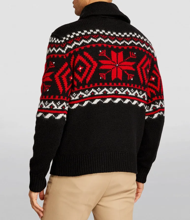 Polo Ralph Lauren Snowflake Cotton-Blend Sweater