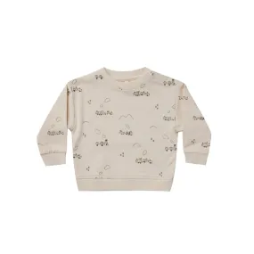 Quincy Mae Fleece Sweatshirt - Trains