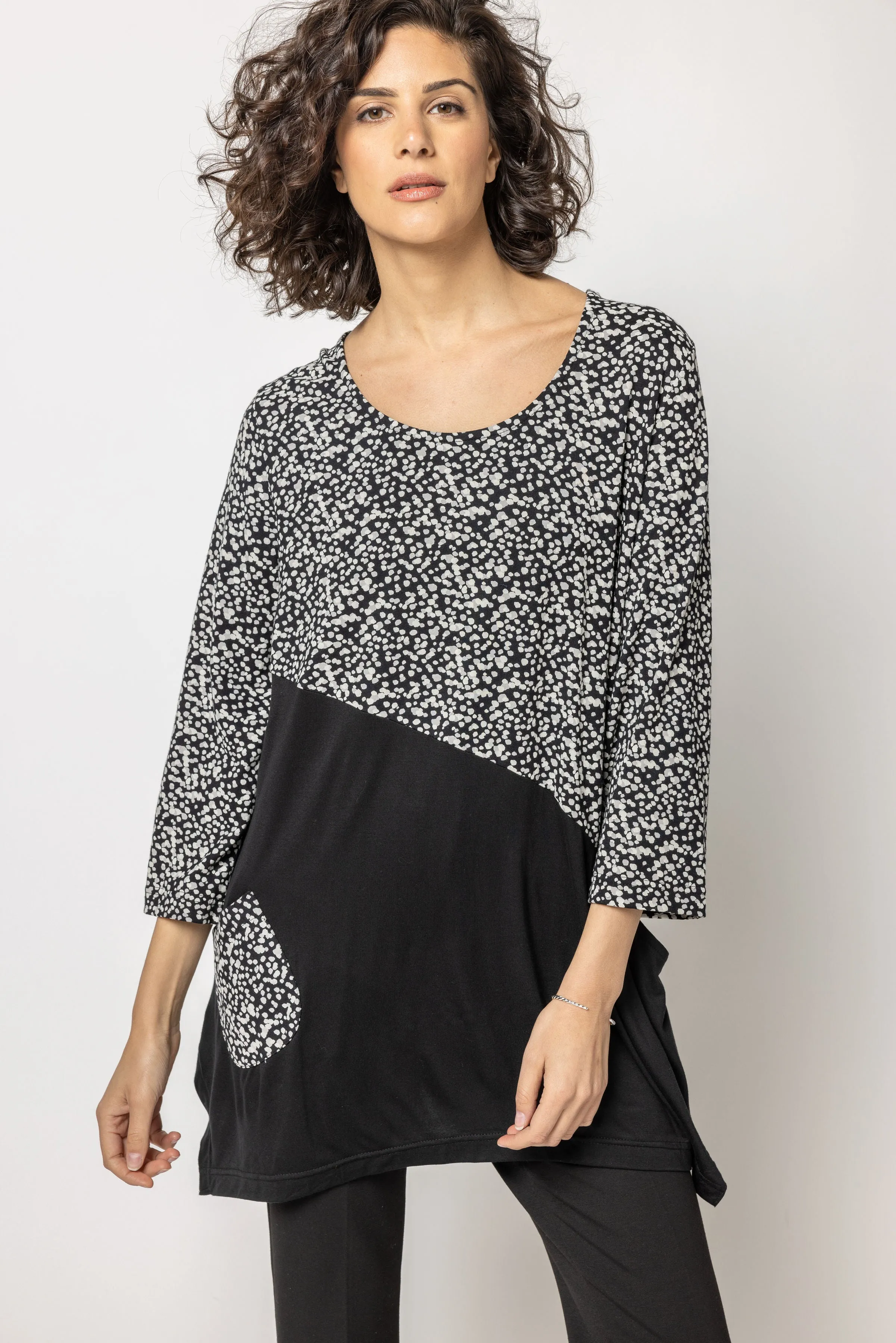 Rimini Print Bias Tunic