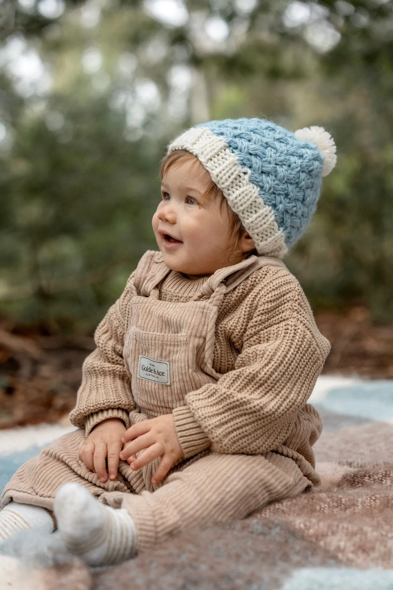 Ripples Beanie Blue