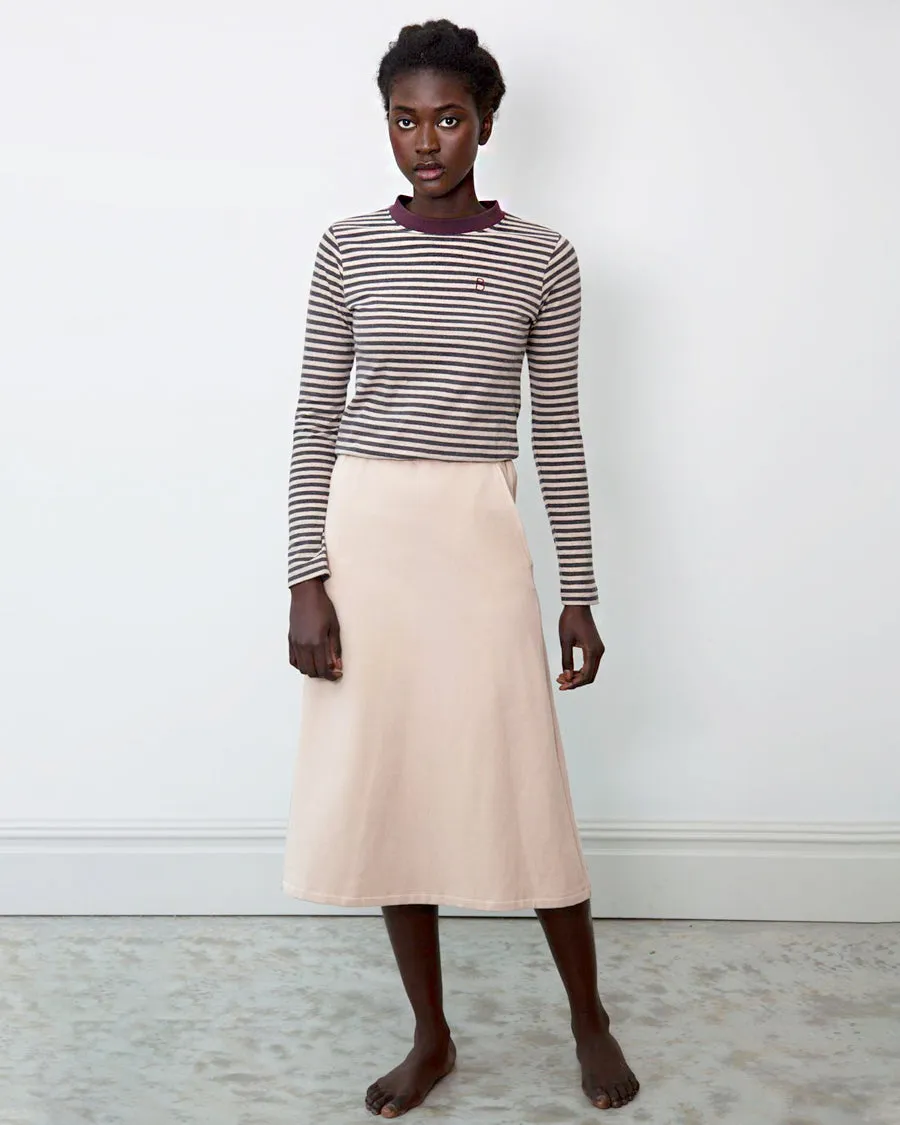 Ronda Organic Cotton Skirt In Sand