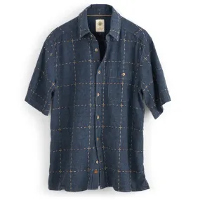 Rope Thread Windowpane Shirt